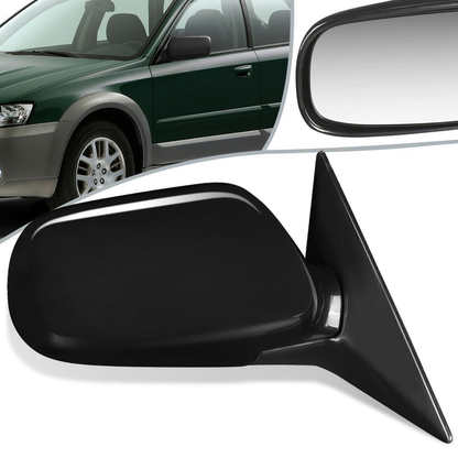 RETROVISOR MIRROR - OEM - 00-04 SUBARU LEGACY - POWERED - TEXTURED - BLACK - RIGHT