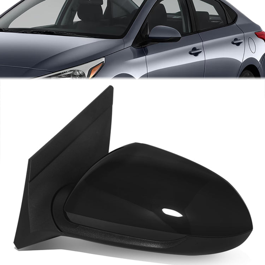 RETROVISOR MIRROR - OE STYLE - HYUNDAI ACCENT 18-22 - WITH POWER WITH HEATED GLASS - DRIVER SIDE - PAINT TO MATCH - BLACK