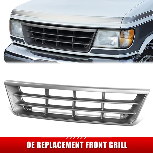 PARRILLA GRILLE - FD ECNOLNE VAN '92-'96/'97-'07/ GRILLE ASS'Y '92-'96/ SILVER//PARTS.NO,FO1200306//OEM NO,F2UZ8200B
