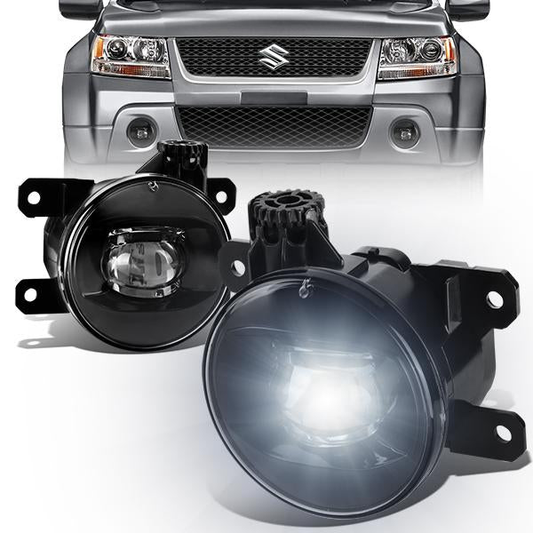 FAROS DE NIEBLA 06-14 SUZUKI GRAND VITARA MODELS / 06-12 SUZUKI SX4 4-DR SEDAN - FITS SX4 SEDAN MODELS ONLY - CHROME / CLEAR