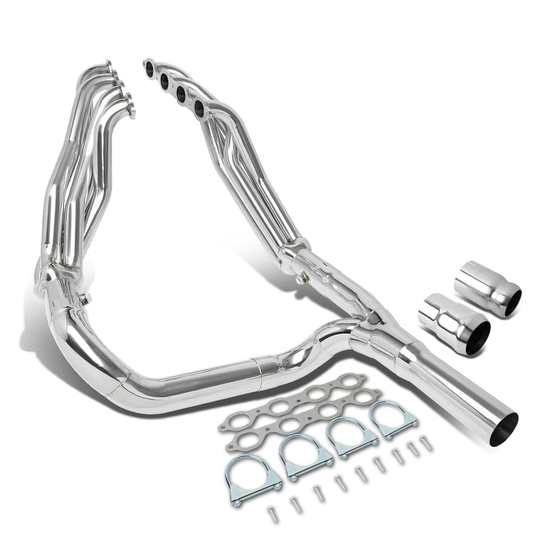HEADERS STAINLESS STEEL - 14-18 CHEVY SILVERADO 1500 5.3L 6.2L V8 / 14-18 GMC SIERRA 1500 5.3L 6.2L V8