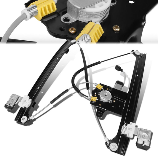 REGULADOR DE VENTANA WINDOW MOTORS & REGULATORS - METALLIC - 04-07 BUICK RAINIER/02-09 CHEVY TRAILBLAZER/02-09 GMC ENVOY/03-08 ISUZU ASCENDER/02-04 OLDSMOBILE BRAVADA/05-09 SAAB 9-7X - METALLIC - BARE STEEL/PLASTIC