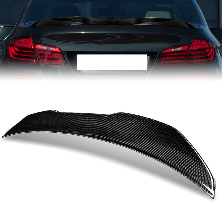 SPOILER CAR TRUNK SPOILER - 10-16 BMW M5 / 10-16 BMW 550I / 11-16 BMW 550I XDRIVE / 10-16 BMW 535I / 14-16 BMW 535D / 14-16 BMW 535D XDRIVE / 11-16 BMW 535I XDRIVE / 10-13 BMW 530I / 10-16 BMW 528I XDRIVE / 10-16 BMW 528I / 10 525I / 14-16 BMW 520I - FITS