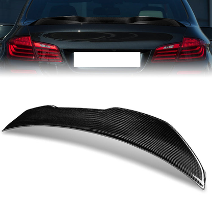 SPOILER CAR TRUNK SPOILER - 10-16 BMW M5 / 10-16 BMW 550I / 11-16 BMW 550I XDRIVE / 10-16 BMW 535I / 14-16 BMW 535D / 14-16 BMW 535D XDRIVE / 11-16 BMW 535I XDRIVE / 10-13 BMW 530I / 10-16 BMW 528I XDRIVE / 10-16 BMW 528I / 10 525I / 14-16 BMW 520I - FITS