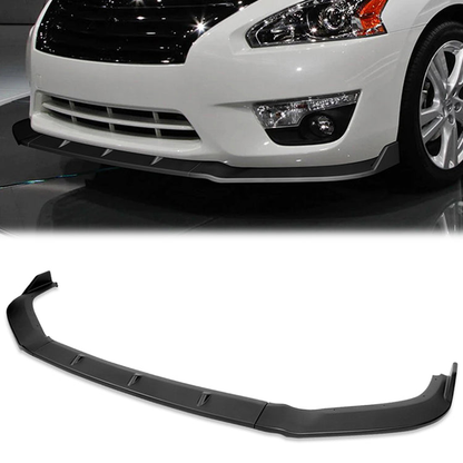 LIP FRONTAL 13-15 NISSAN ALTIMA SEDAN - REQUIRES DRILLING BUMPER FOR INSTALLATION - 3PC - MATTE BLACK