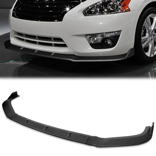 LIP FRONTAL 13-15 NISSAN ALTIMA SEDAN - REQUIRES DRILLING BUMPER FOR INSTALLATION - 3PC - MATTE BLACK