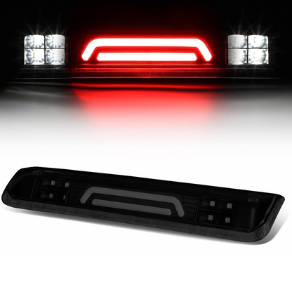 LUZ DE FRENO 07-10 FORD EXPLORER SPORT TRAC / 04-08 FORD F-150, LOBO / 06-08 LINCOLN MARK LT - 3D - LED - BLACK / SMOKE