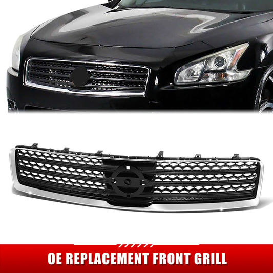 PARRILLA GRILLE - DS MAXMA '09-'15/ GRILLE ASS'Y 09-11/ CHROME/BLACK (3.5 SV)/ W/SPORT PKG//PARTS.NO,NI1200243//OEM NO,62070ZY80A