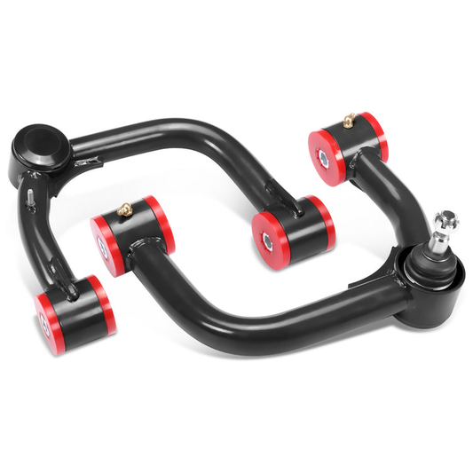 HORQUILLAS 2003-2022 TOYOTA FJ CRUISER 4RUNNER FRONT UPPER CONTROL ARMS 2-4"LIFT,
2003-2022 TOYOTA 4RUNNER
2007-2014 TOYOTA FJ CRUISER
2010-2016 LEXUS GX460
2003-2009 LEXUS GX470
BLACK+RED