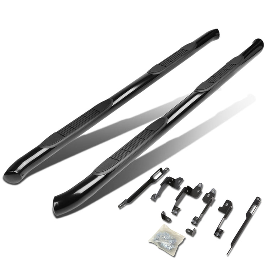 ESTRIBOS 3" - ROUND - 45 DEG - 11-14 FORD EXPLORER - BLACK