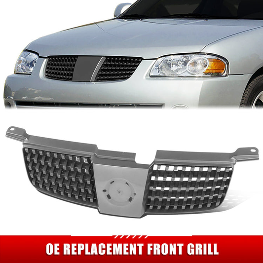 PARRILLA GRILLE - DS SENTR '04-'06/ GRILLE ASS'Y 06-06/ W/PRIMED SILVER-BLACK/ (BASE/S)//PARTS.NO,NI1200218//OEM NO,620706Z51A
