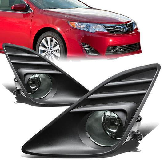 FAROS DE NIEBLA 12-14 TOYOTA CAMRY 4-DOOR - W/ SWITCH - H11 BULB - SMOKE