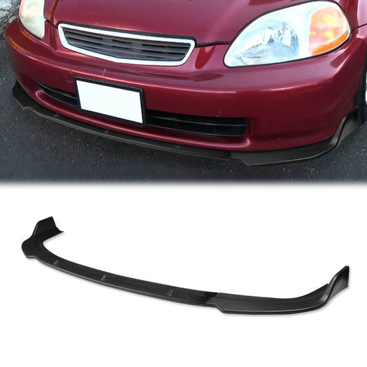 LIP FRONTAL 96-98 HONDA CIVIC - REQUIRES DRILLING BUMPER FOR INSTALLATION - 3PC - MATTE BLACK