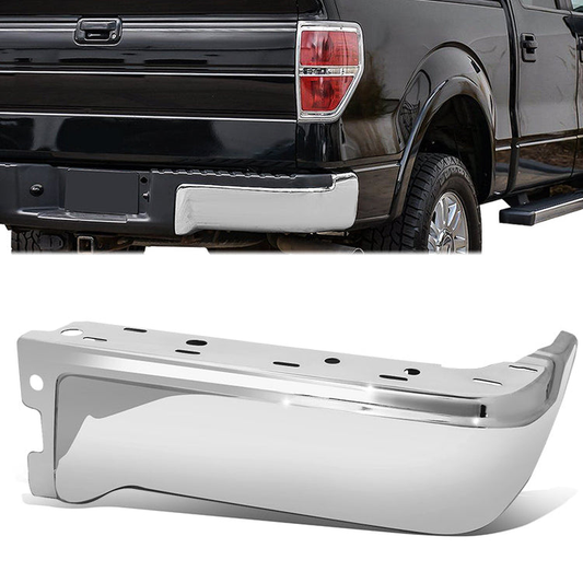 DEFENSA 09-14 FORD F-150, FITS FLEETSIDE MODELS ONLY WITHOUT PARKING SENSOR HOLES - CHROME - RIGHT