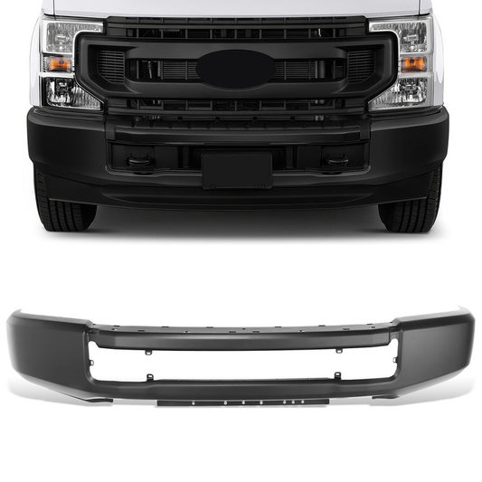 DEFENSA FORD F-250 SUPER DUTY 2020-2022 - FORD F-350 SUPER DUTY 2020-2022 - FITS MODELS WITHOUT FOG LAMP - BLACK