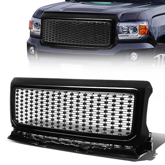 PARRILLA GRILLE - 16-17 GMC CANYON - DENALI STYLE - BLACK