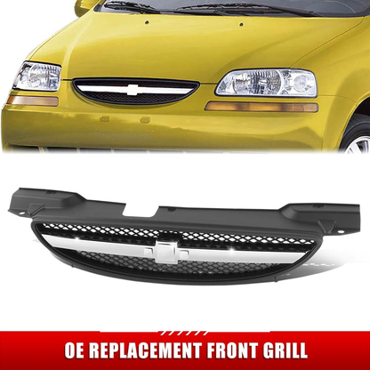 PARRILLA GRILLE - CV AVEO '04-'06/ GRILLE ASS'Y/ CHROME/BLACK (2/4D)//PARTS.NO,GM1200559//OEM NO,96492232