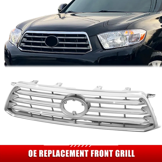 PARRILLA GRILLE - TY HILANDR '08-'10/ GRILLE ASS'Y/ CHROME/SILVER/ (LIMITED)//PARTS.NO,TO1200307//OEM NO,5310148180