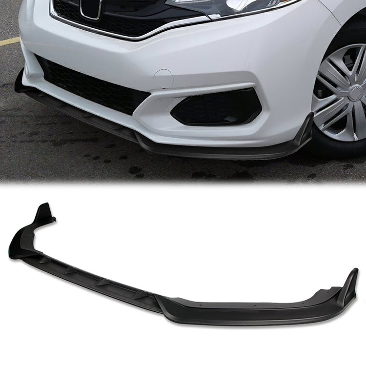 LIP FRONTAL 48-20 HONDA FIT - REQUIRES DRILLING BUMPER FOR INSTALLATION - 3PC - MATTE BLACK