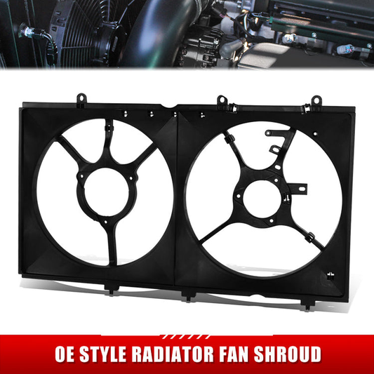 ABANICOS OE STYLE -MITSUBISHI LANCER 2002-2007 - W/ DUAL FAN ASSEMBLY - W/O TURBO