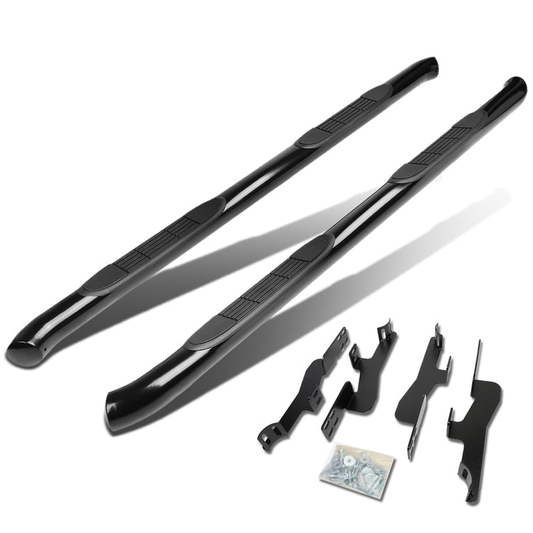 ESTRIBOS 3" - ROUND - 45 DEG - 01-06 ACURA MDX / 03-08 HONDA PILOT - BLACK