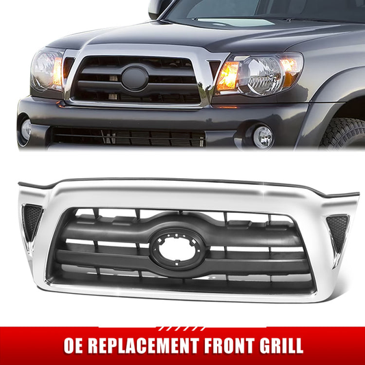 PARRILLA GRILLE - TY TACMA '05-'11/ GRILLE ASS'Y/ MAT-BLACK W/CHROME FRAME/ (W/O SR5)//PARTS.NO,TO1200268//OEM NO,5310004360
