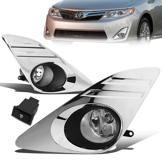 FAROS DE NIEBLA 12-14 TOYOTA CAMRY - W/ SWITCH - H11 BULB - DOES NOT FIT SE MODELS - CLEAR