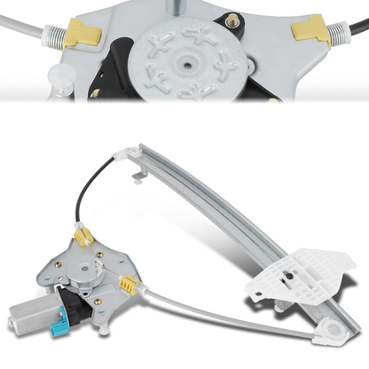 REGULADOR DE VENTANA WINDOW MOTORS & REGULATORS - METALLIC - 00-05 HYUNDAI ACCENT SEDAN - METALLIC - BARE STEEL/PLASTIC