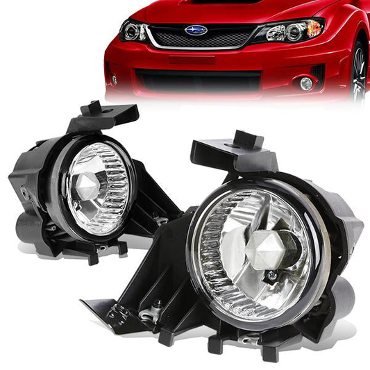 FAROS DE NIEBLA 08-11 SUBARU IMPREZA, WRX 4-DR - DOES NOT FIT STI MODELS - NO SWITCH - 9006 BULB - CLEAR