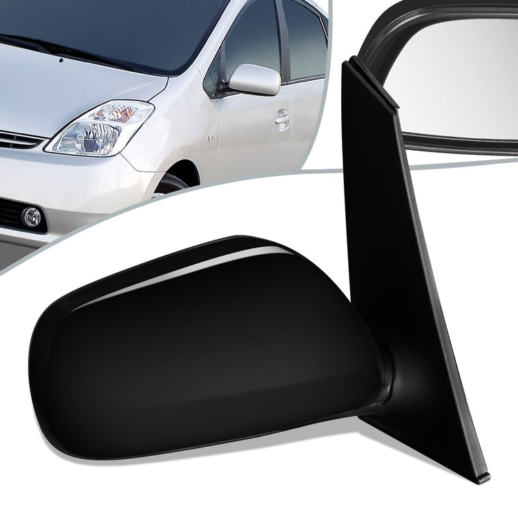 RETROVISOR MIRROR - OEM - 04-09 TOYOTA PRIUS - POWERED - PAINTABLE - BLACK - RIGHT