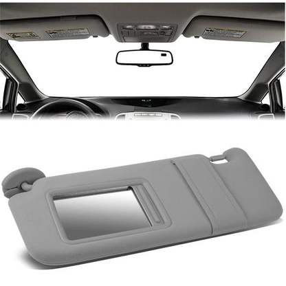 nan SUN VISOR - 09-16 TOYOTA VENZA - FITS ILLUMINATED MODELS - DRIVER SIDE - GRAY