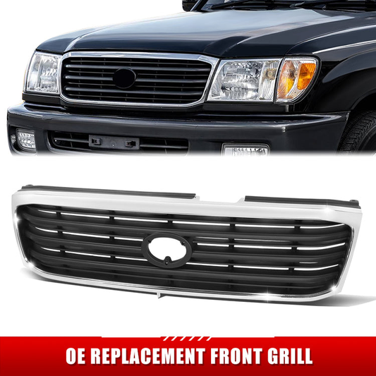 PARRILLA GRILLE - TY LD-CRUSR 98-04/05-07(FJ100)/ GRILLE ASS'Y 98-02/ CHROME/BLACK//PARTS.NO,TO1200219//OEM NO,5311160340