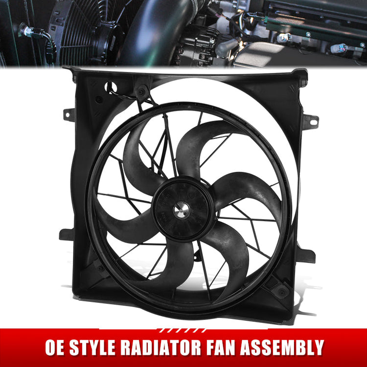 ABANICOS OE STYLE -JEEP LIBERTY 2002-2007 / 3.7L - W/ HEAVY DUTY COOLING