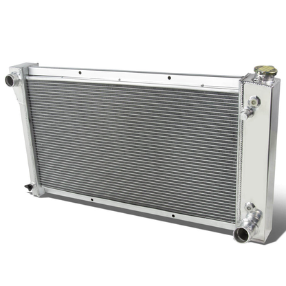 RADIADOR DE ALUMINIO RADIATOR - 3 ROWS - 67-72 CHEVY PICKUP TRUCK C10/C20/C30/K10/K20 CK-SERIES
