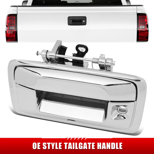 MANIJA DOOR HANDLE COVERS - CHEVY COLORADO 15-19/GMC CANYON 15-20 - ABS PLASTIC / STAINLESS STEEL - CHROME