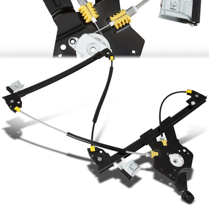 REGULADOR DE VENTANA WINDOW MOTORS & REGULATORS - METALLIC - 03-07 SAAB 9-3 - METALLIC - BARE STEEL/PLASTIC