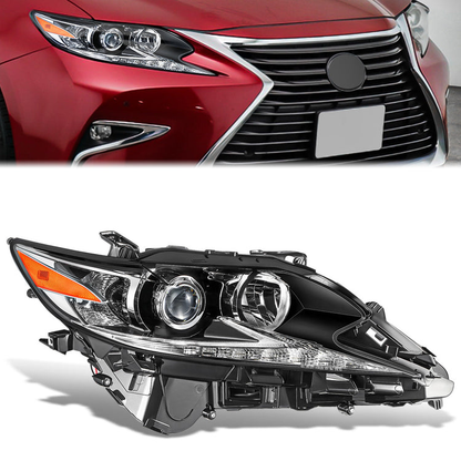 FAROS OE STYLE - 16-18 LEXUS ES300H / 16-18 LEXUS ES350 - FITS MODELS WITH FACTORY HALOGEN HIGH BEAM HEADLIGHTS ONLY - 168 SIDE MARKER, 7444NA TURN SIGNAL, H9 HIGH BEAM - RIGHT