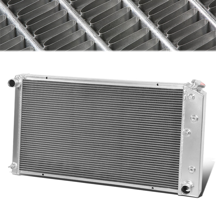RADIADOR DE ALUMINIO RADIATOR - 3 ROWS - 73-80 CHEVY SMALL BLOCK SBC BEL AIR/IMPALA L6/V8