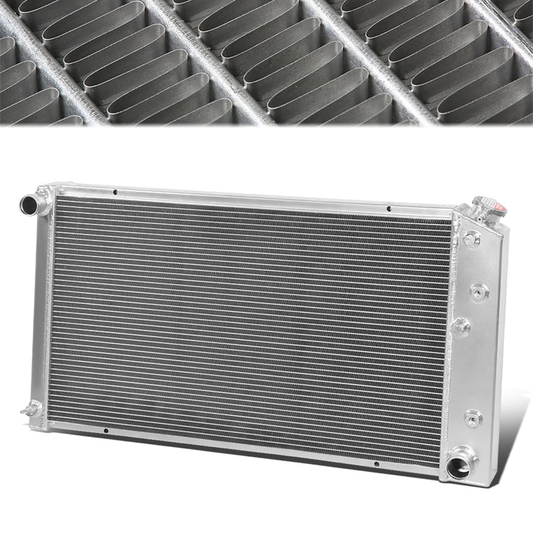 RADIADOR DE ALUMINIO RADIATOR - 3 ROWS - 73-80 CHEVY SMALL BLOCK SBC BEL AIR/IMPALA L6/V8