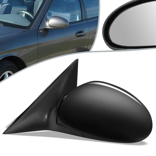 RETROVISOR MIRROR - OEM - 99-05 HYUNDAI SONATA - POWERED - HEATED - PAINTABLE - BLACK - LEFT