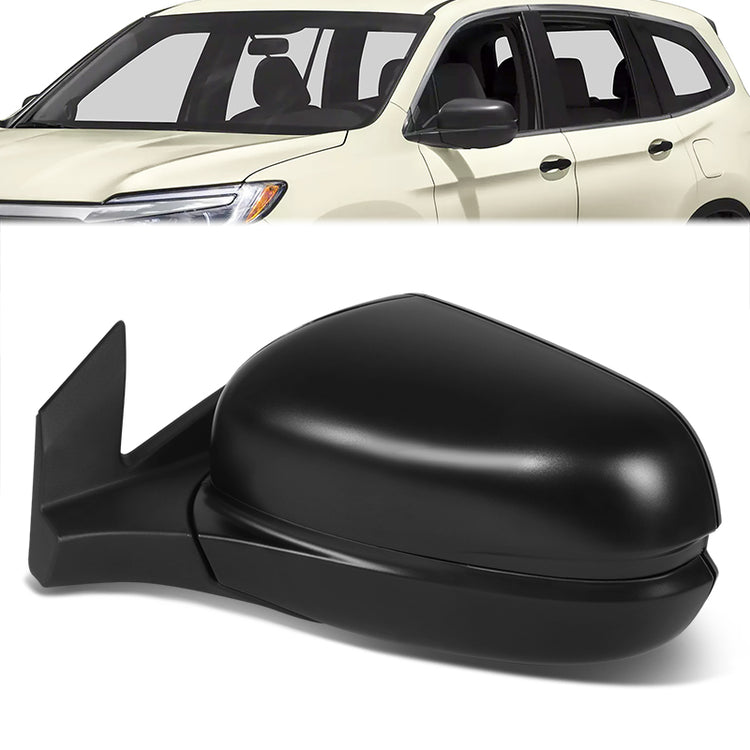 RETROVISOR MIRROR - OE STYLE - HONDA PILOT 17-22 - WITH POWER - AWD - DRIVER SIDE - PAINT TO MATCH - BLACK