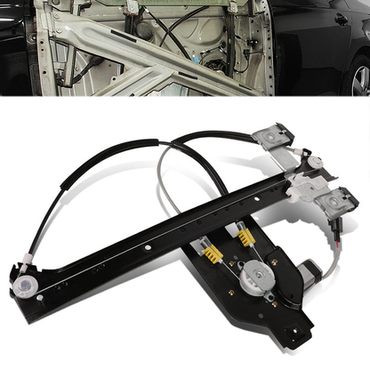 REGULADOR DE VENTANA WINDOW MOTORS & REGULATORS - METALLIC - 02-06 CHEVY TRAILBLAZER/02-06 GMC ENVOY/03-05 ISUZU ASCENDER - FITS MODELS WITH 7 PASSENGER SEATING - METALLIC - BARE STEEL/PLASTIC