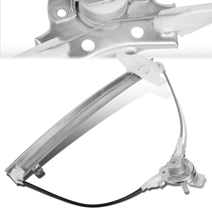 REGULADOR DE VENTANA WINDOW MOTORS & REGULATORS - METALLIC - 99-01 HYUNDAI SONATA - METALLIC - BARE STEEL/PLASTIC