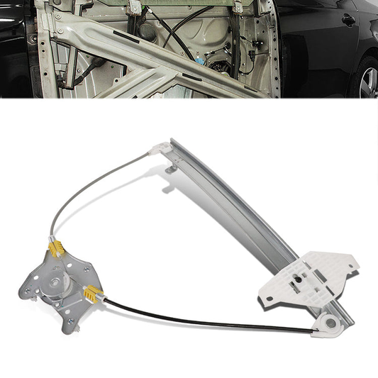 REGULADOR DE VENTANA WINDOW MOTORS & REGULATORS - METALLIC - 04-05 DODGE VERNA/00-05 HYUNDAI ACCENT HATCHBACK - METALLIC - BARE STEEL/PLASTIC