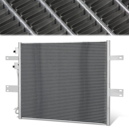 CONDENSADOR DODGE RAM 2500 PICKUP 06-09 - DODGE RAM 3500 PICKUP 06-10 - DODGE RAM 4500 08-10 - DODGE RAM 5500 08-10 - ALUMINUM