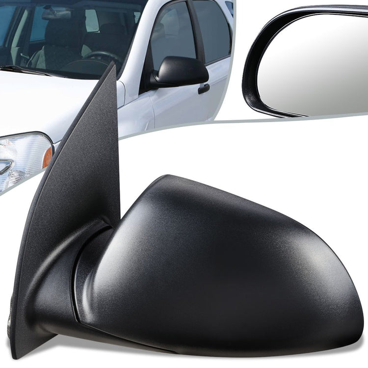 RETROVISOR MIRROR - OEM - 05-09 CHEVY EQUINOX / 06-09 PONTIAC TORRENT / 02-07 SATURN VUE - POWERED - TEXTURED - BLACK - LEFT