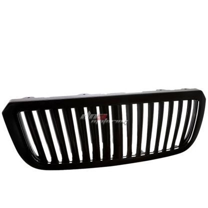 PARRILLA GRILLE - 04-05 FORD RANGER - VERTICAL FENCE STYLE - ABS - GLOSSY - DOES NOT FIT 2005 POST-FACELIFT UPDATE MODELS - BLACK