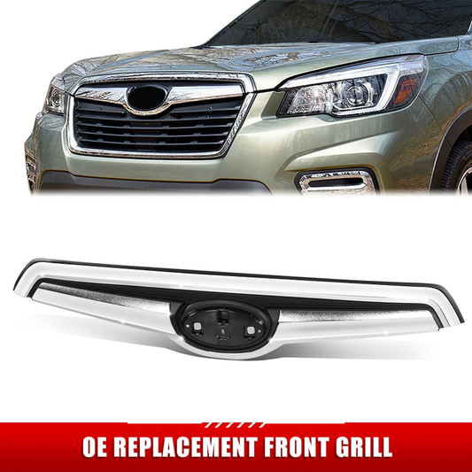 PARRILLA GRILLE - SB FORSTER '19-ON/ GRILLE ASS'Y 19-21/ UPPER MAT-BLACK/ W/CHROME MOULDING/ (LIMITED)//PARTS.NO,SU1200176//OEM NO,91121SJ010