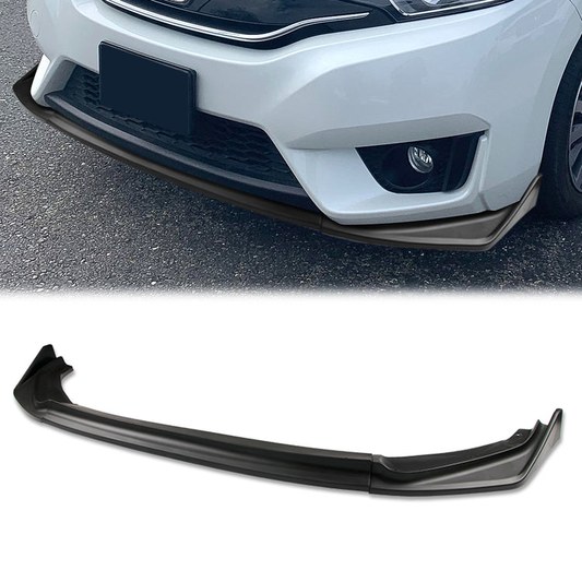 LIP FRONTAL 14-17 HONDA FIT - REQUIRES DRILLING BUMPER FOR INSTALLATION - 3PC - MATTE BLACK