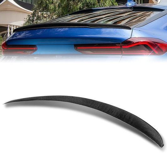 SPOILER CAR TRUNK SPOILER - 15-19 BMW X6 - CARBON FIBER BLACK
